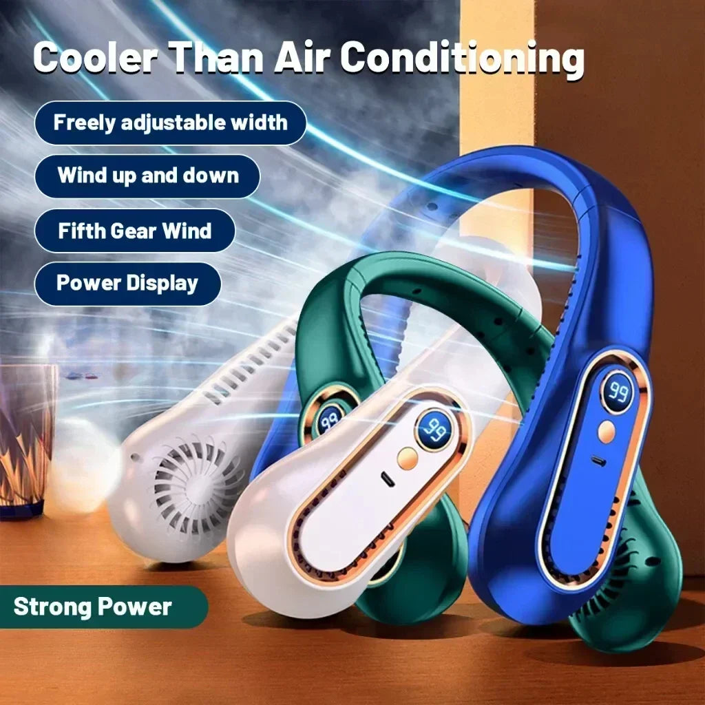 Airlyne Nomad – Bladeless Neck Fan, 5 Speeds
