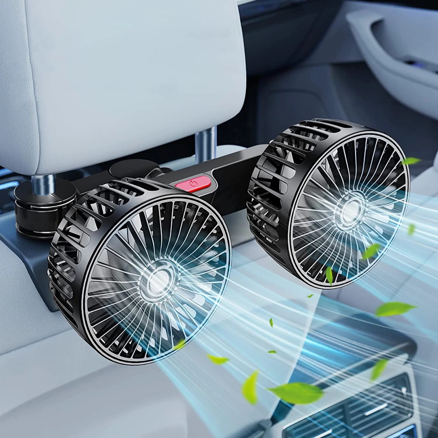 Airlyne Drive 360 dual-head USB car fan